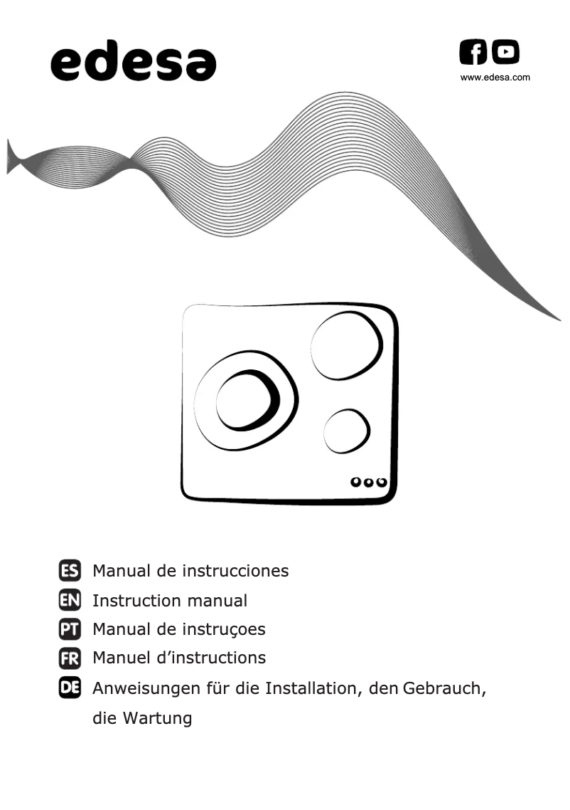 Page 1 de la notice Manuel utilisateur Edesa EVT-6328 R