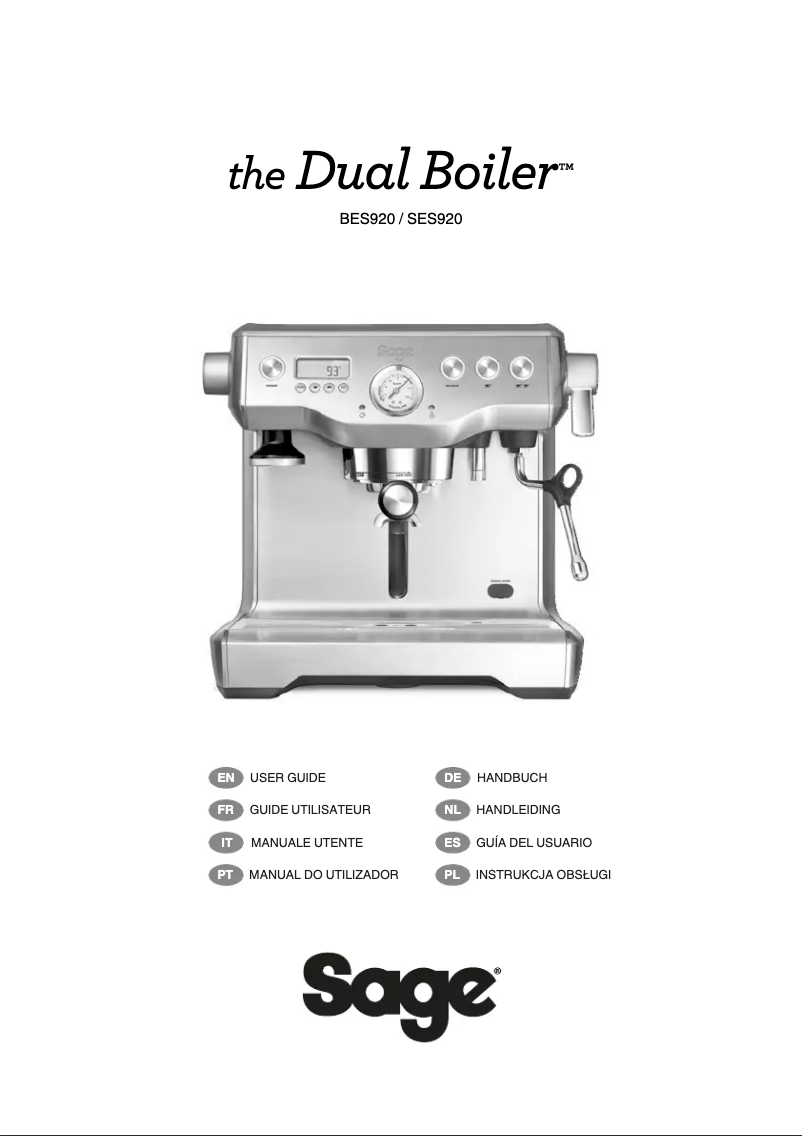 Page n°1 - Manuel utilisateur Sage the Dynamic Duo SEP920