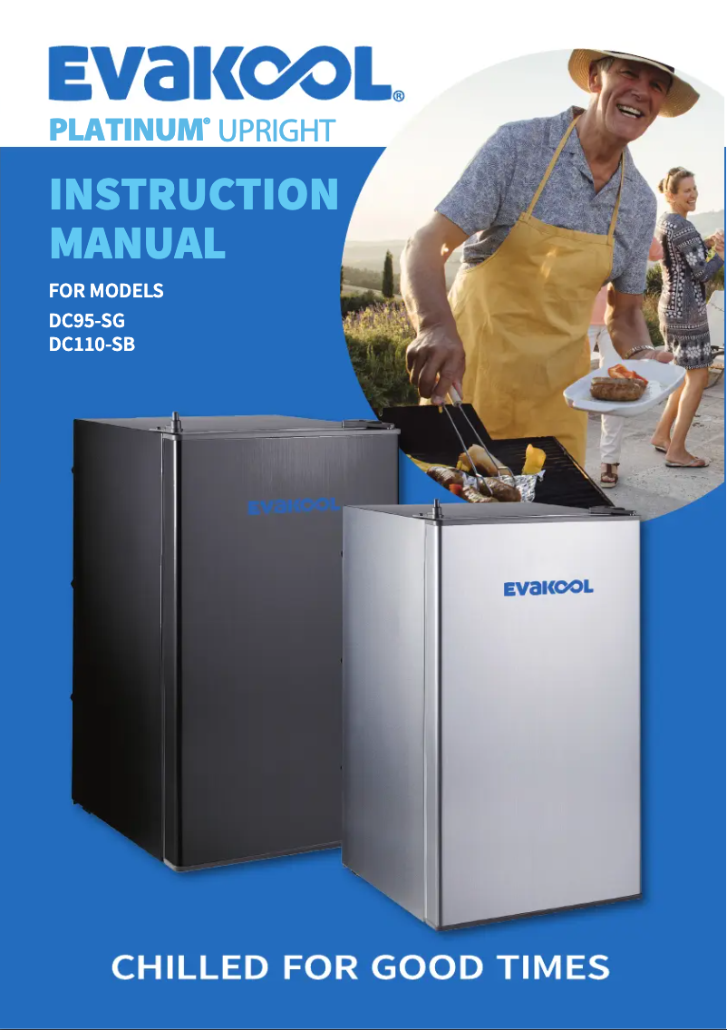 Page 1 de la notice Manuel utilisateur Evakool DC110-SB