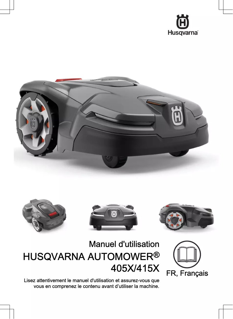 Image de la première page du manuel de l'appareil Automower 415X