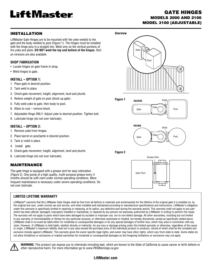 Image de la première page du manuel de l'appareil 3100