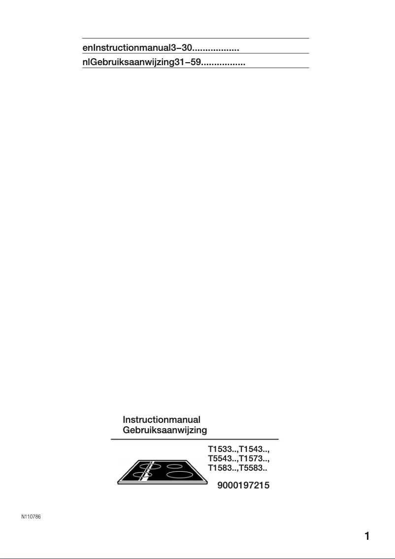Image de la première page du manuel de l'appareil T 5543 X0
