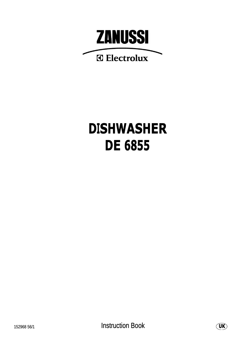 Image de la première page du manuel de l'appareil DE6855