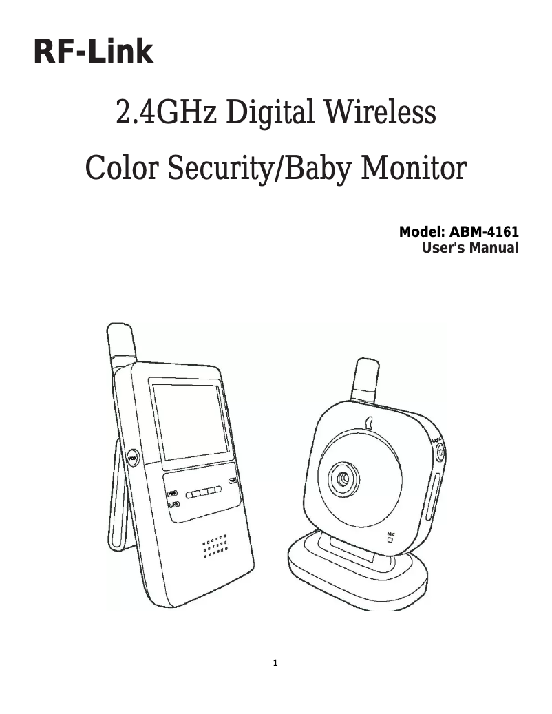 Página 1 del manual Manual de usuario RF-Link ABM-4161