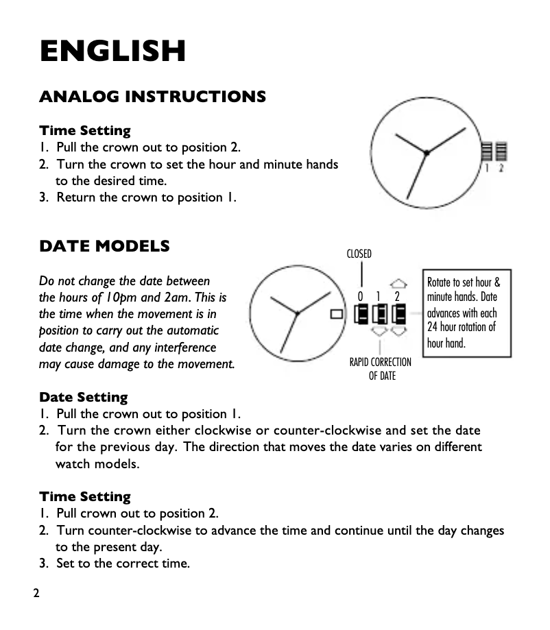 Page 1 de la notice Manuel utilisateur Armani AX2362