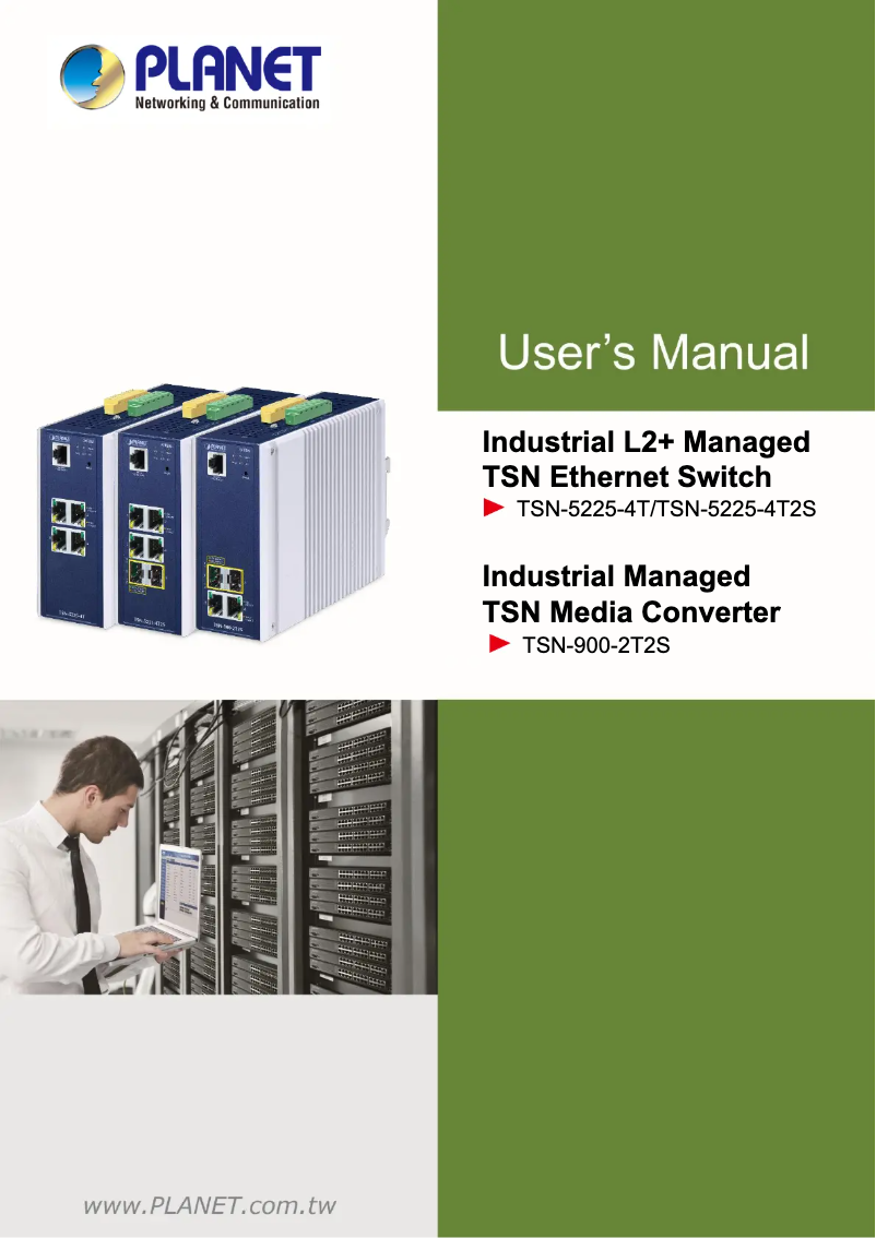 Image de la première page du manuel de l'appareil TSN-900-2T2S