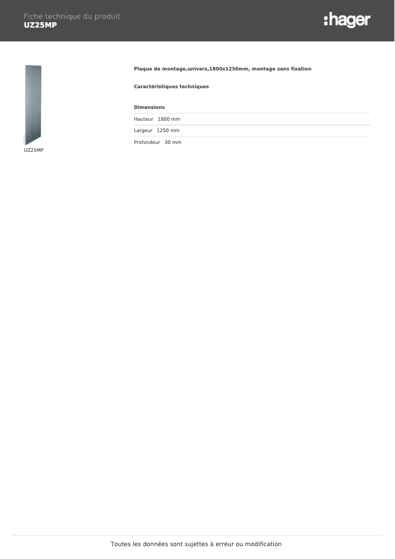 Image de la première page du manuel de l'appareil UZ25MP