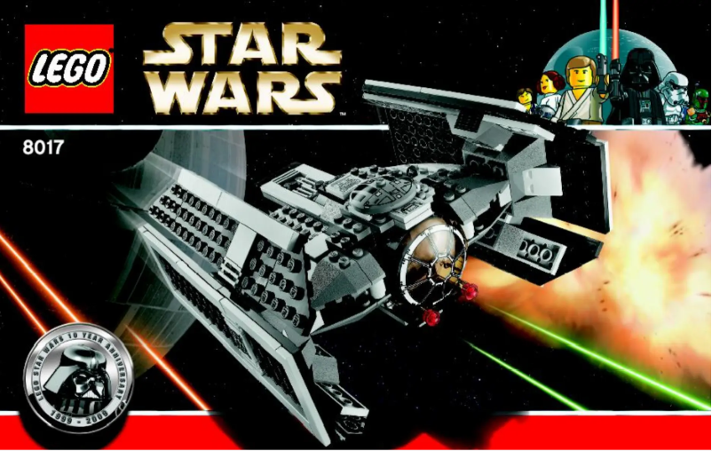 Image de la première page du manuel de l'appareil Darth Vader's TIE Fighter (TM)
