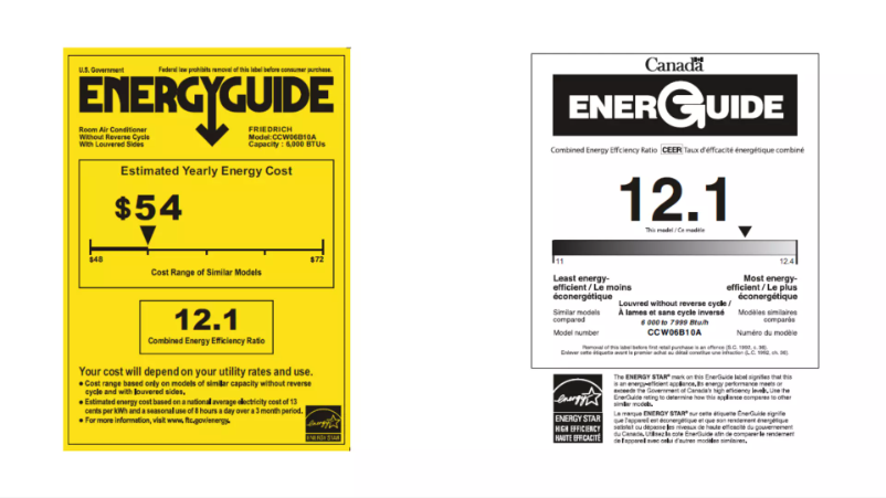 Page n°1 - Label énergétique Friedrich Chill Premier CCF06A10A