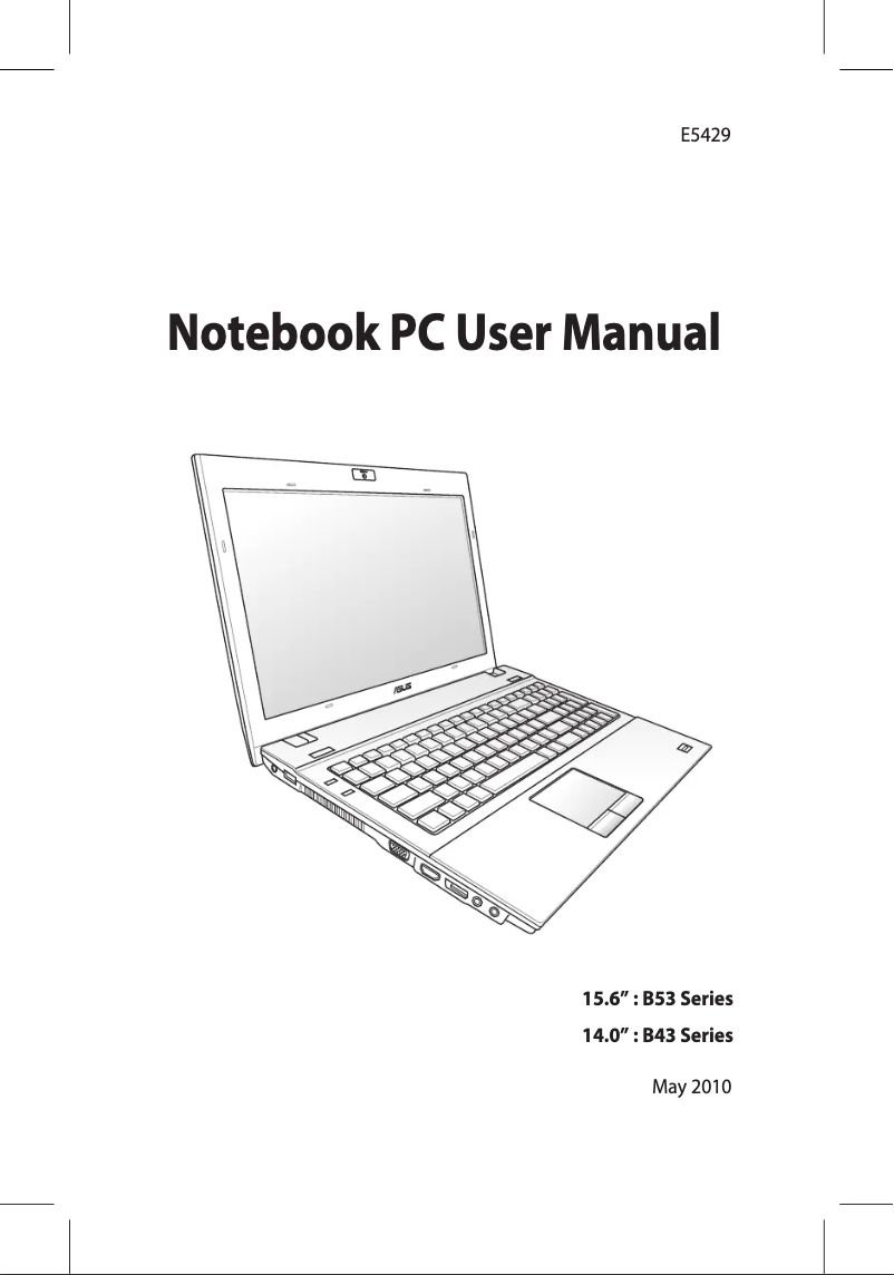 Page n°1 - Manuel utilisateur Asus B53J