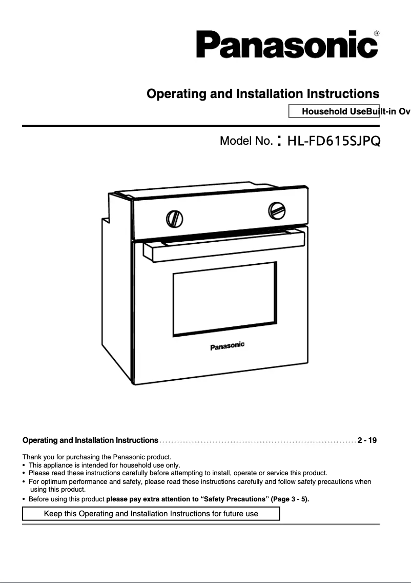 Image de la première page du manuel de l'appareil HL-FD615S