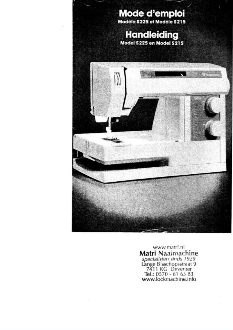 Page n°1 - Manuel utilisateur Husqvarna S225