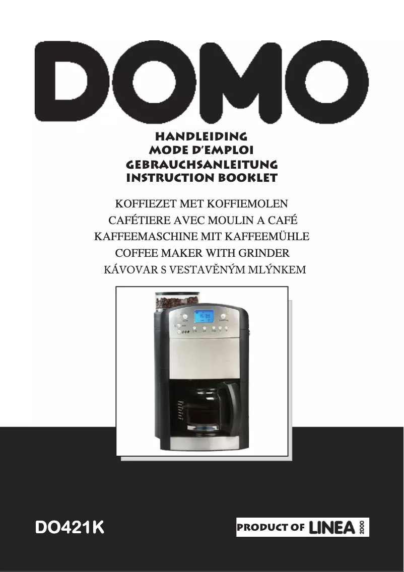 Page n°1 - Manuel utilisateur Domo DO421K