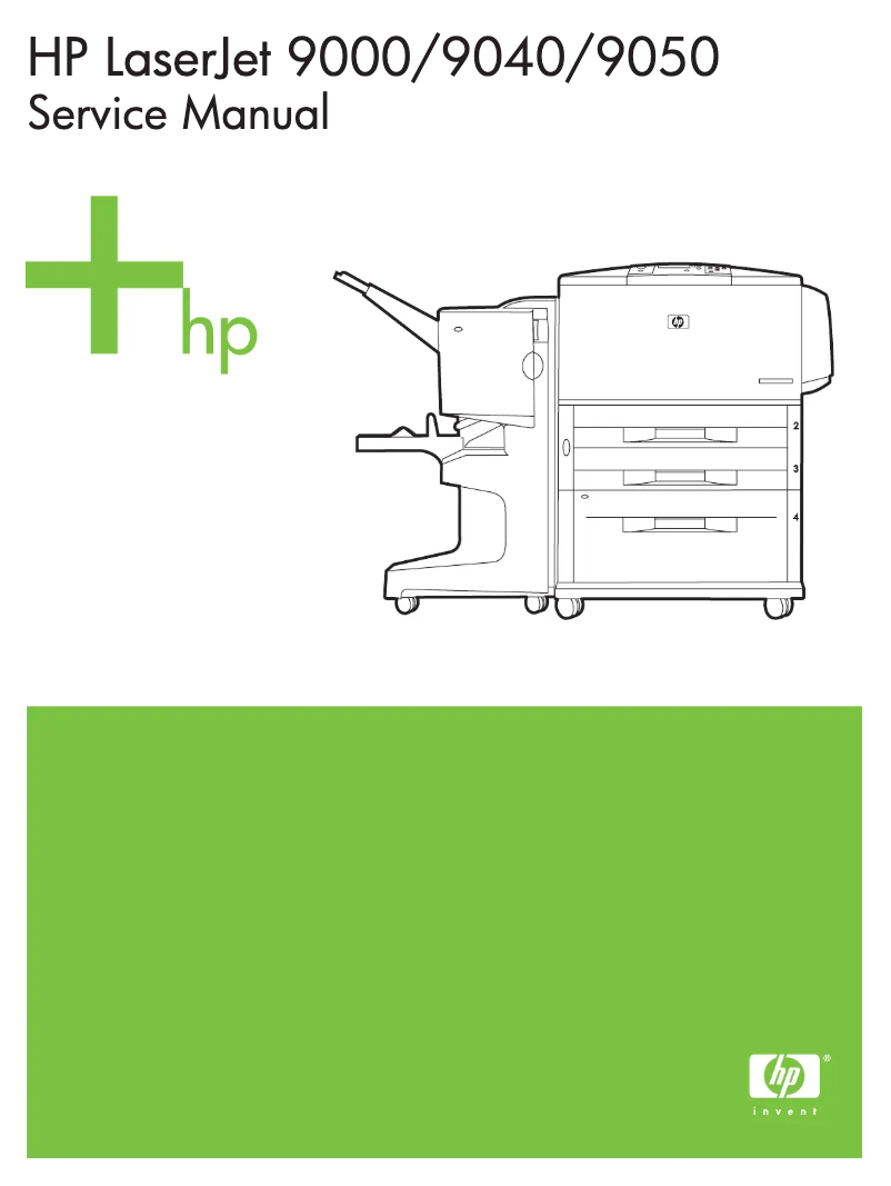 Page 1 de la notice Manuel utilisateur HP LaserJet 9000hns