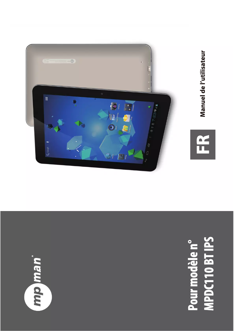 Page n°1 - Manuel utilisateur Mpman MPDC112 BT IPS
