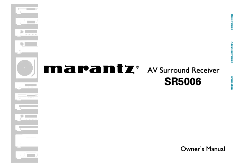 Página 1 del manual Manual de usuario Marantz SR5006SG