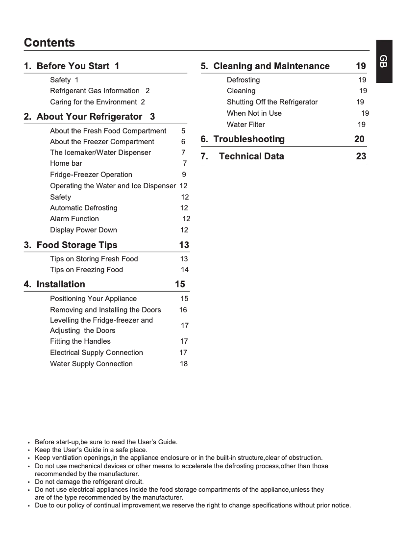 Image de la première page du manuel de l'appareil HRF-628I