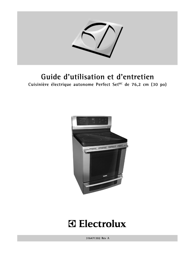 Page n°1 - Manuel utilisateur Electrolux EI30EF55GB