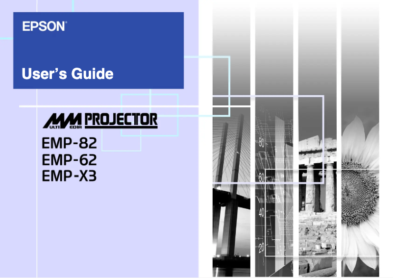 Image de la première page du manuel de l'appareil EMP-X3