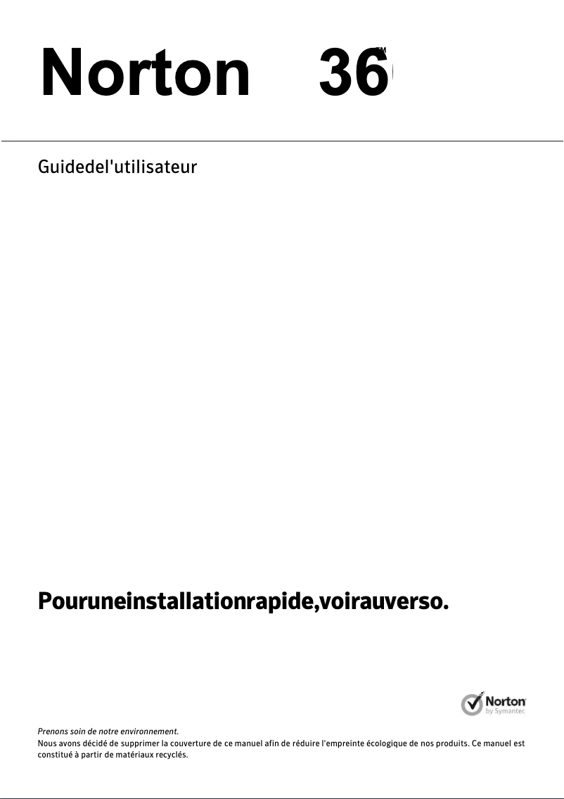 Página 1 del manual Manual de usuario Symantec Norton 360 Premier Edition 2013
