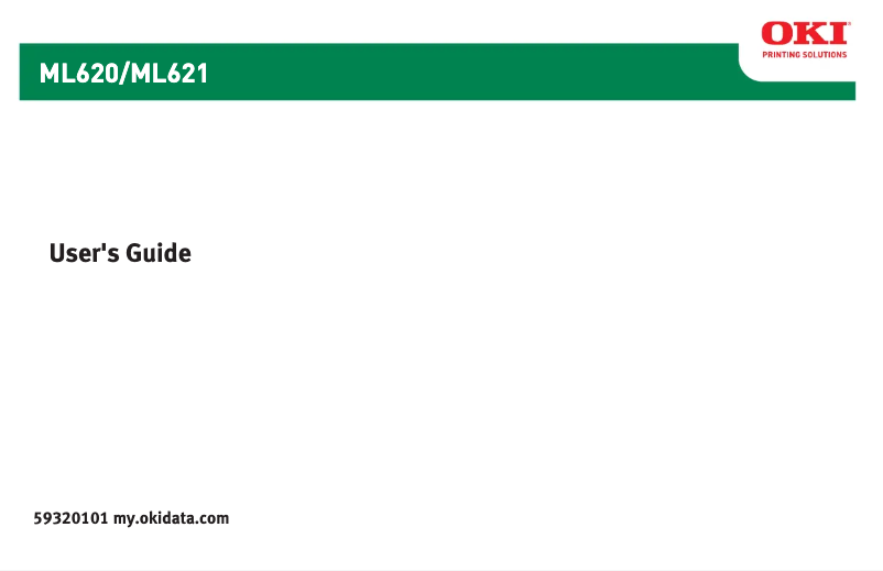 Image de la première page du manuel de l'appareil ML620