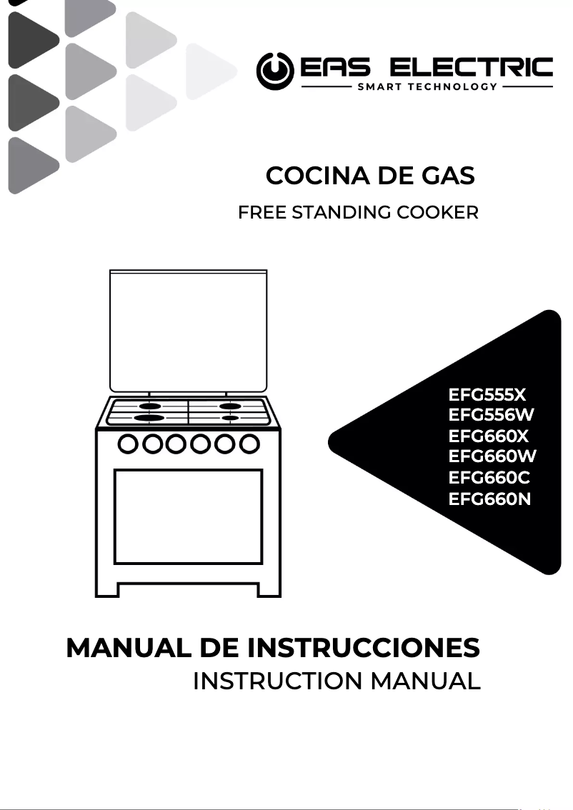 Page 1 de la notice Manuel utilisateur EAS Electric EFG555X
