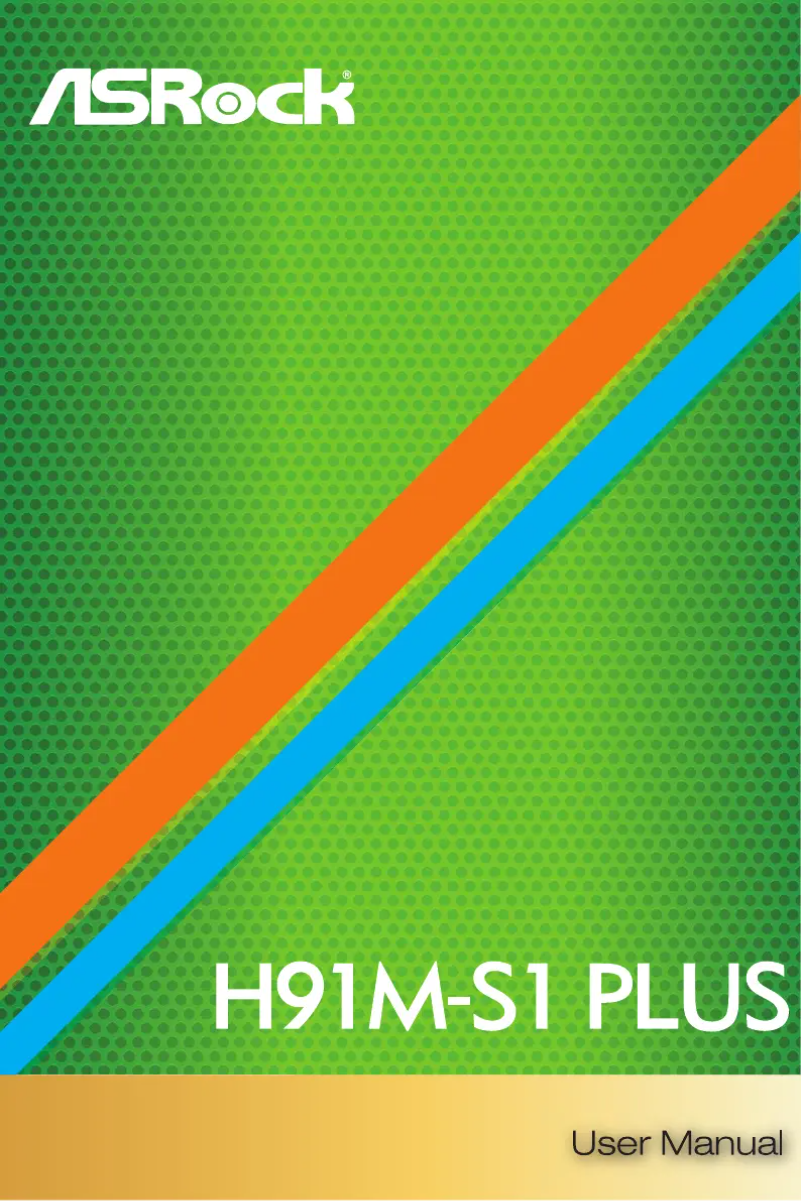 Página 1 del manual Manual de usuario Asrock H91M-S1 PLUS