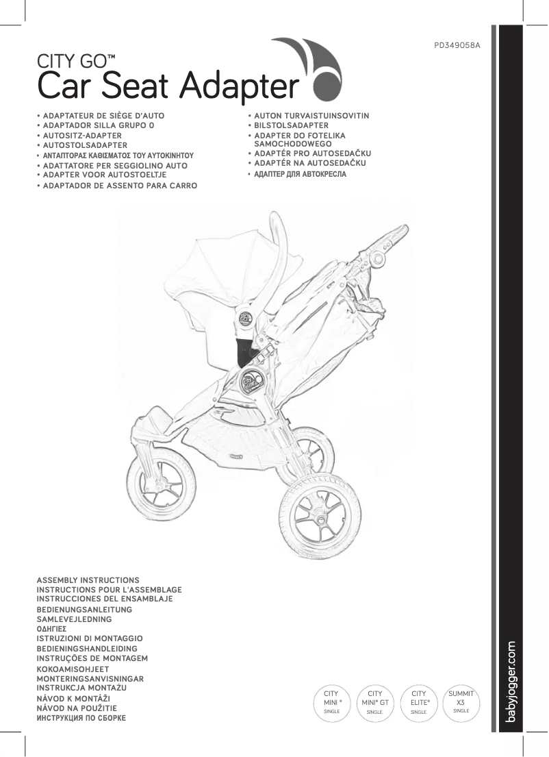 Page n°1 - Instructions / montage Baby Jogger Summit X3