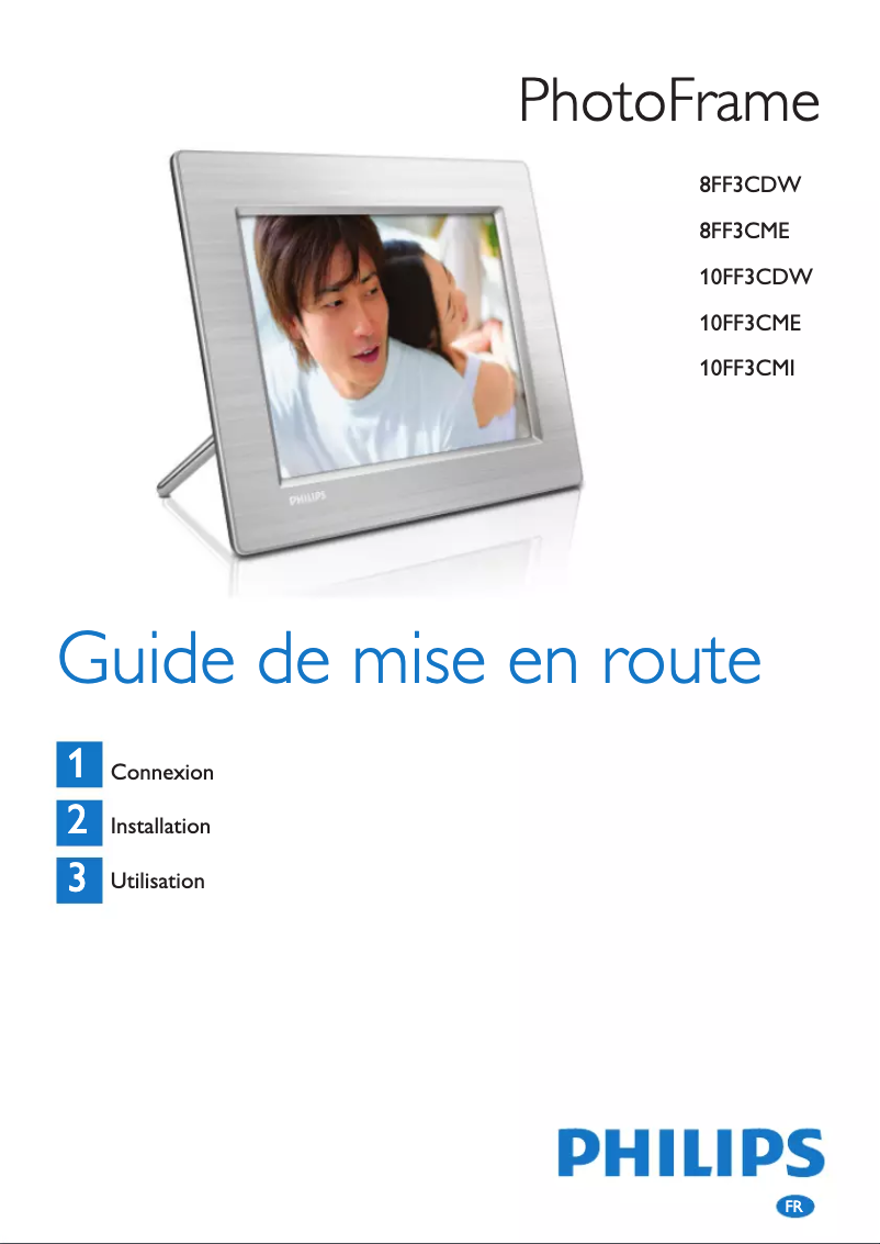 Page 1 de la notice Guide de démarrage rapide Philips 10FF3CME