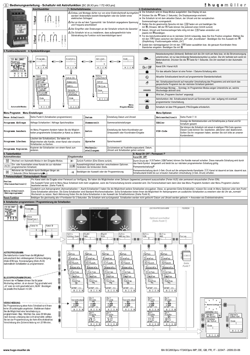 Image de la première page du manuel de l'appareil SC2813pro