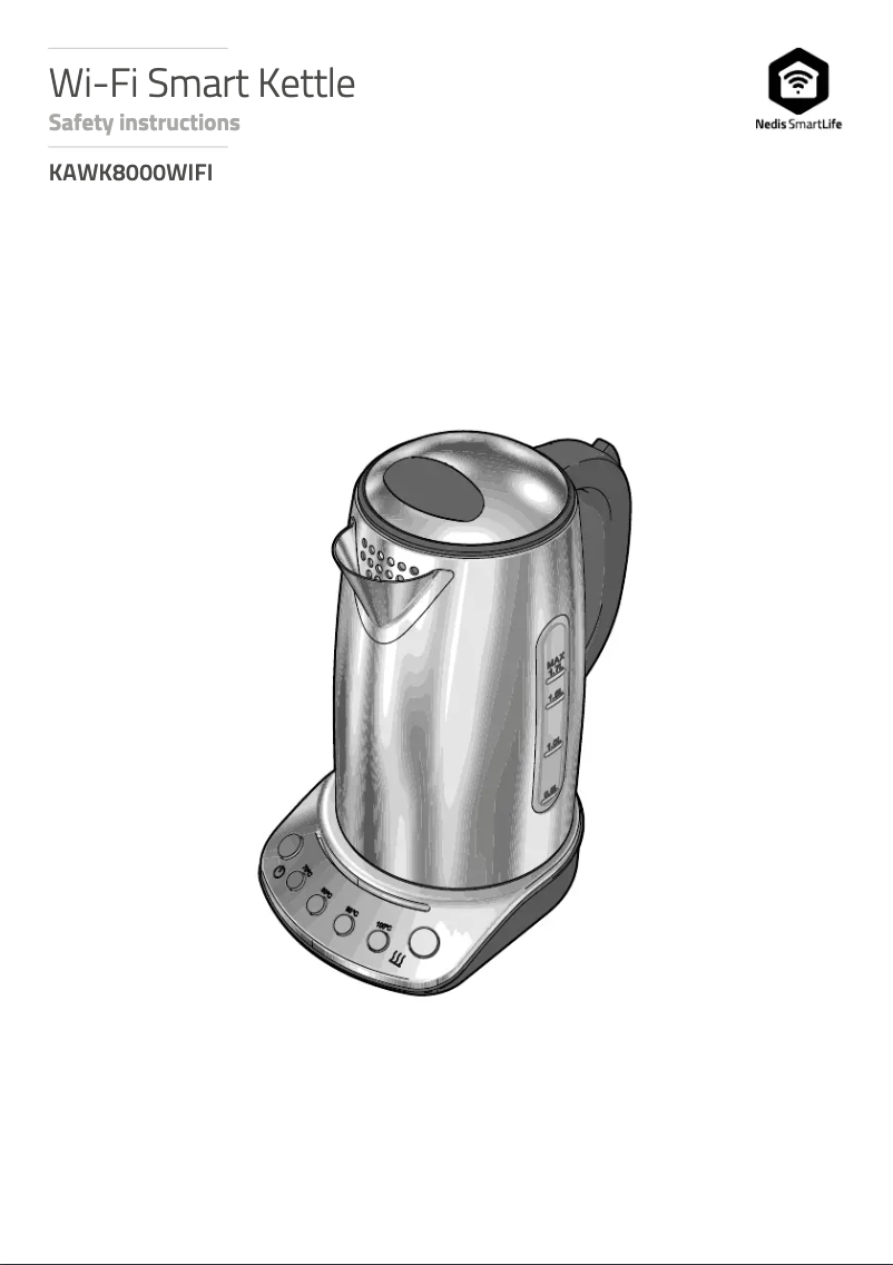 Page 1 de la notice Manuel utilisateur Nedis KAWK8000WIFI