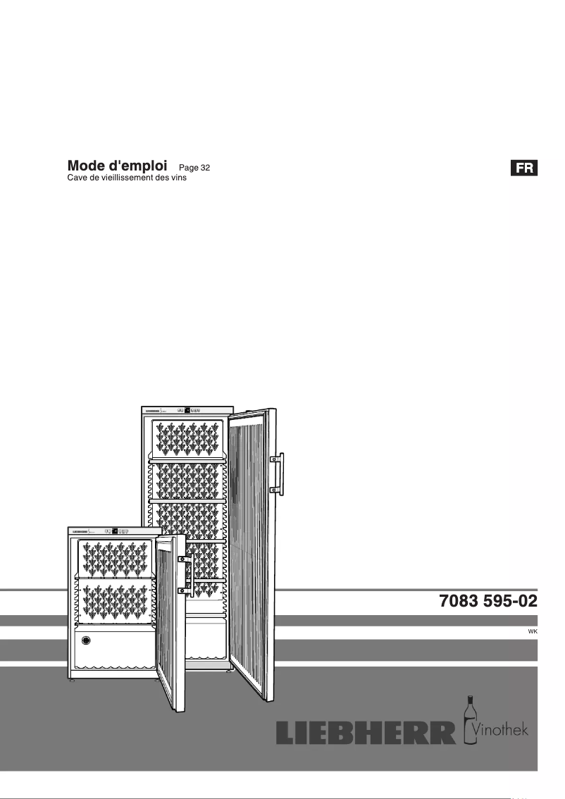 Image de la première page du manuel de l'appareil WKr 4211 Vinothek