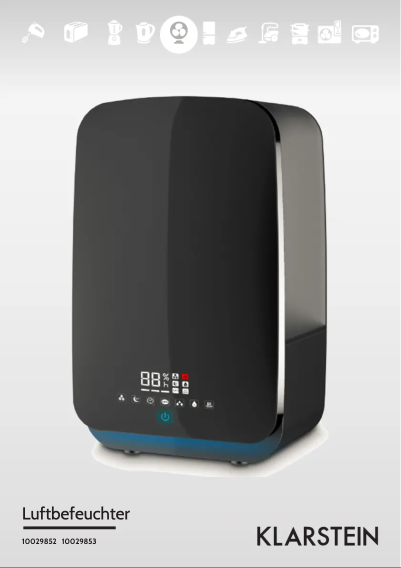 Page 1 de la notice Manuel utilisateur Klarstein 10029853