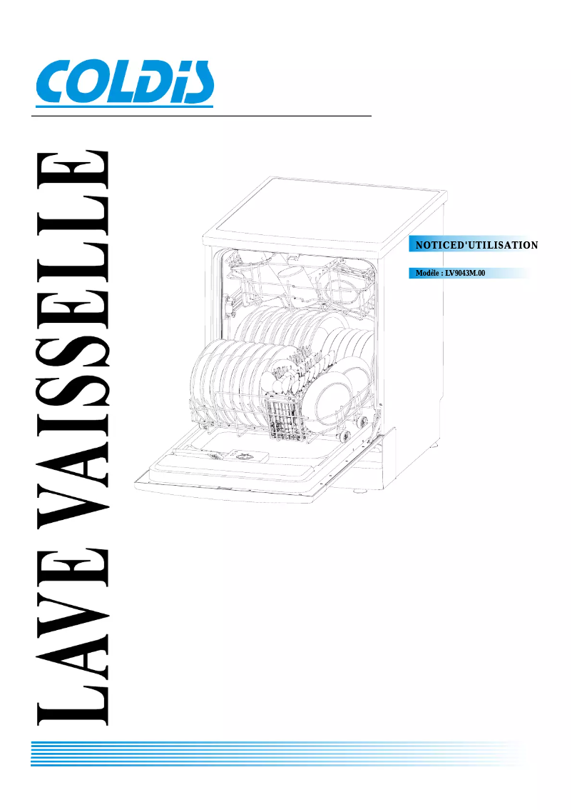 Page 1 de la notice Manuel utilisateur Coldis LV9043M.00