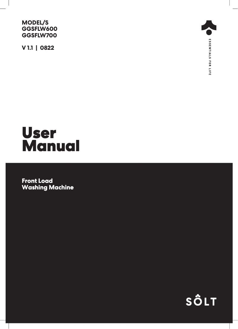 Page n°1 - Manuel utilisateur Sôlt GGSFLW700