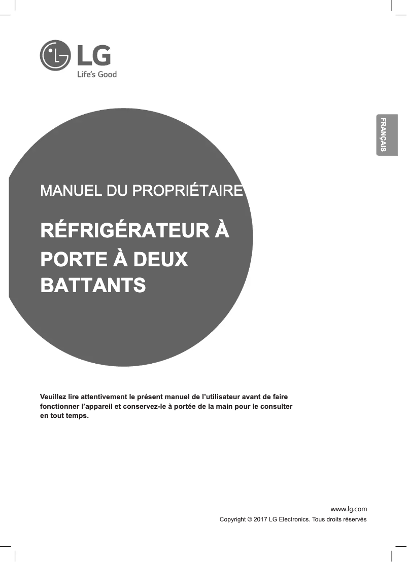 Página 1 del manual Manual de usuario LG LFXS30766D