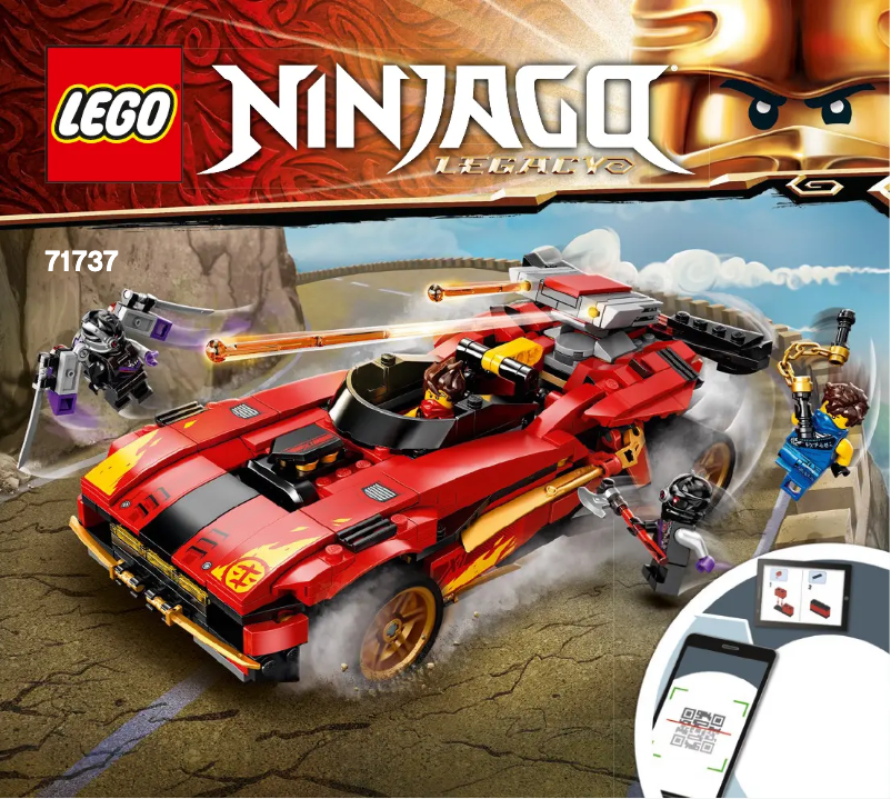 Image de la première page du manuel de l'appareil Ninjago 71737