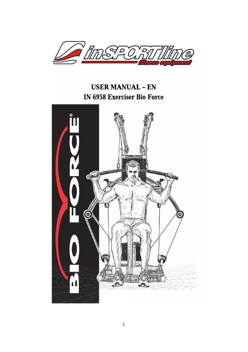 Image de la première page du manuel de l'appareil IN 6958