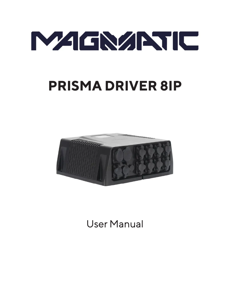 Page 1 de la notice Manuel utilisateur Elation Prisma Driver 8 IP