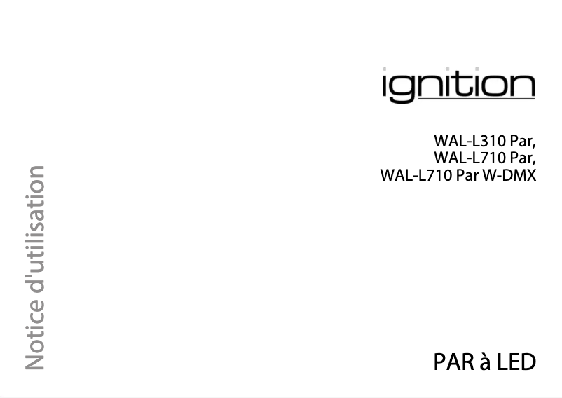 Page 1 de la notice Manuel utilisateur Ignition WAL-L310 Par