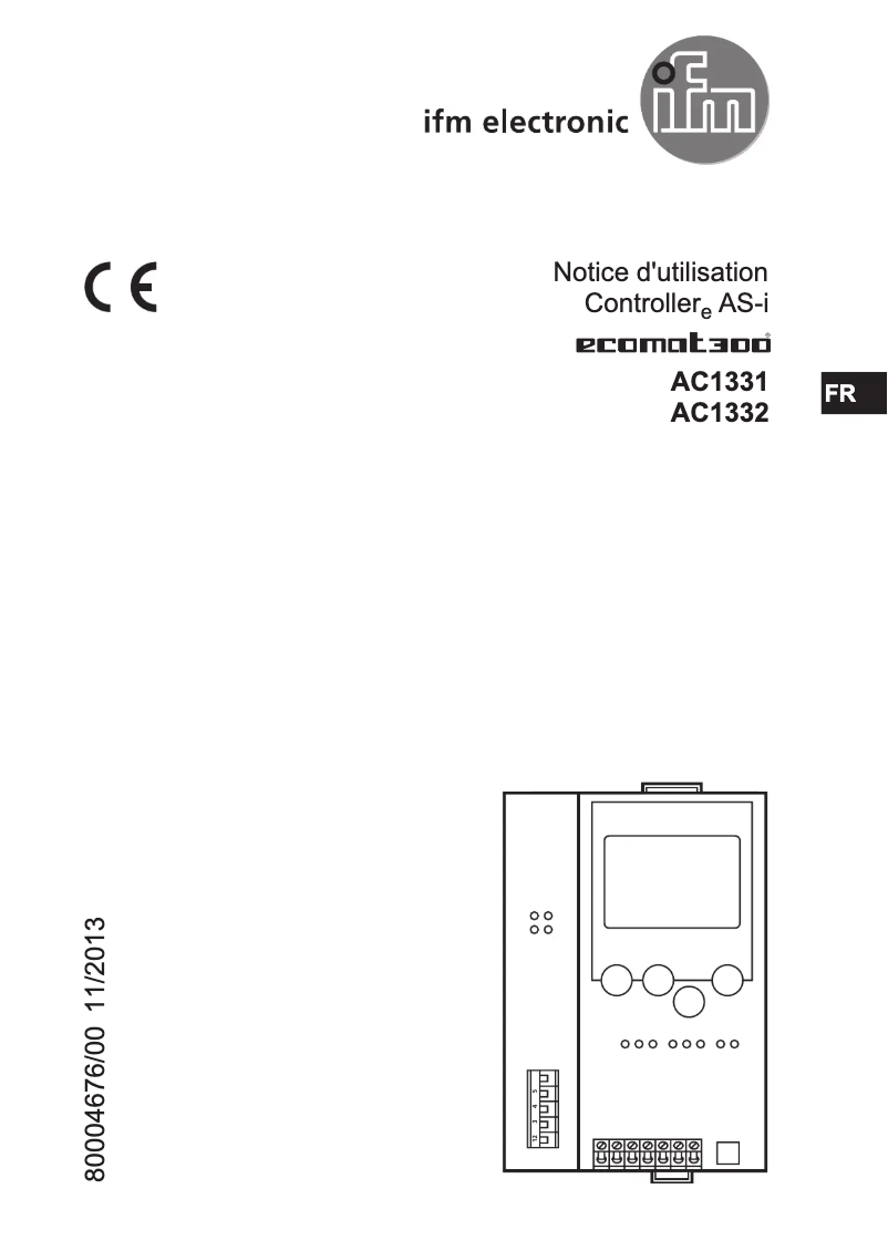 Image de la première page du manuel de l'appareil AC1332