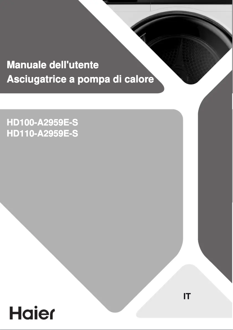 Page 1 de la notice Manuel utilisateur Haier HD100-A2959