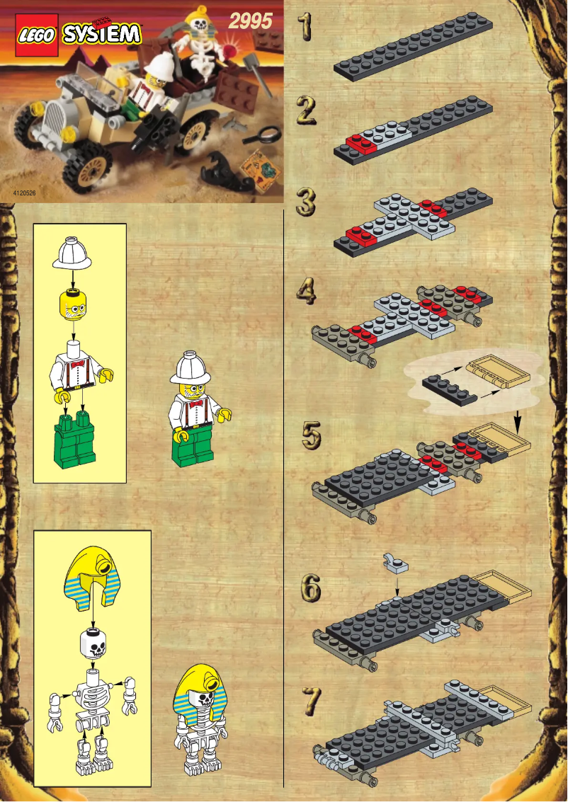 Page n°1 - Manuel utilisateur Lego Adventurers 2995