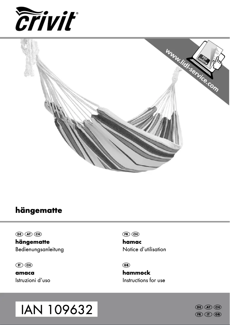 Image de la première page du manuel de l'appareil IAN 109632