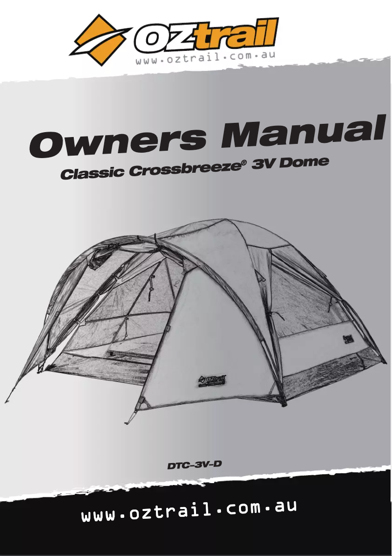 Página 1 del manual Manual de usuario OZtrail Classic Crossbreeze 3V