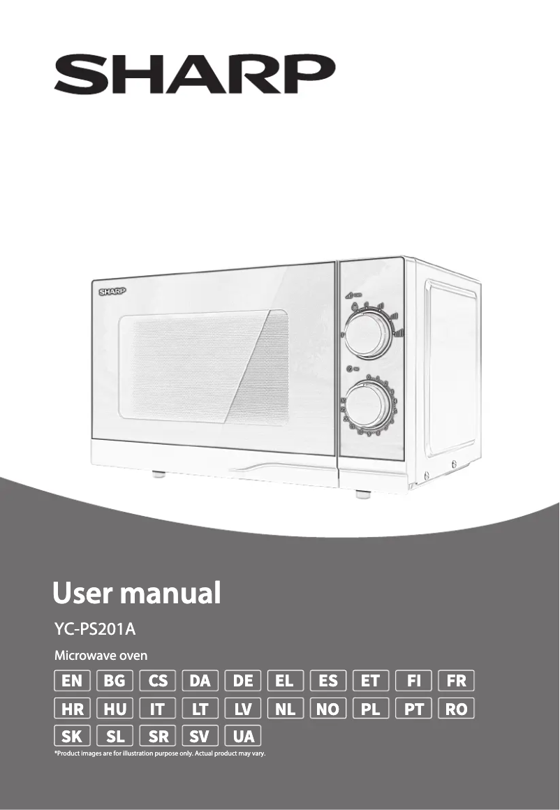 Page n°1 - Manuel utilisateur Sharp YC-PS201AU