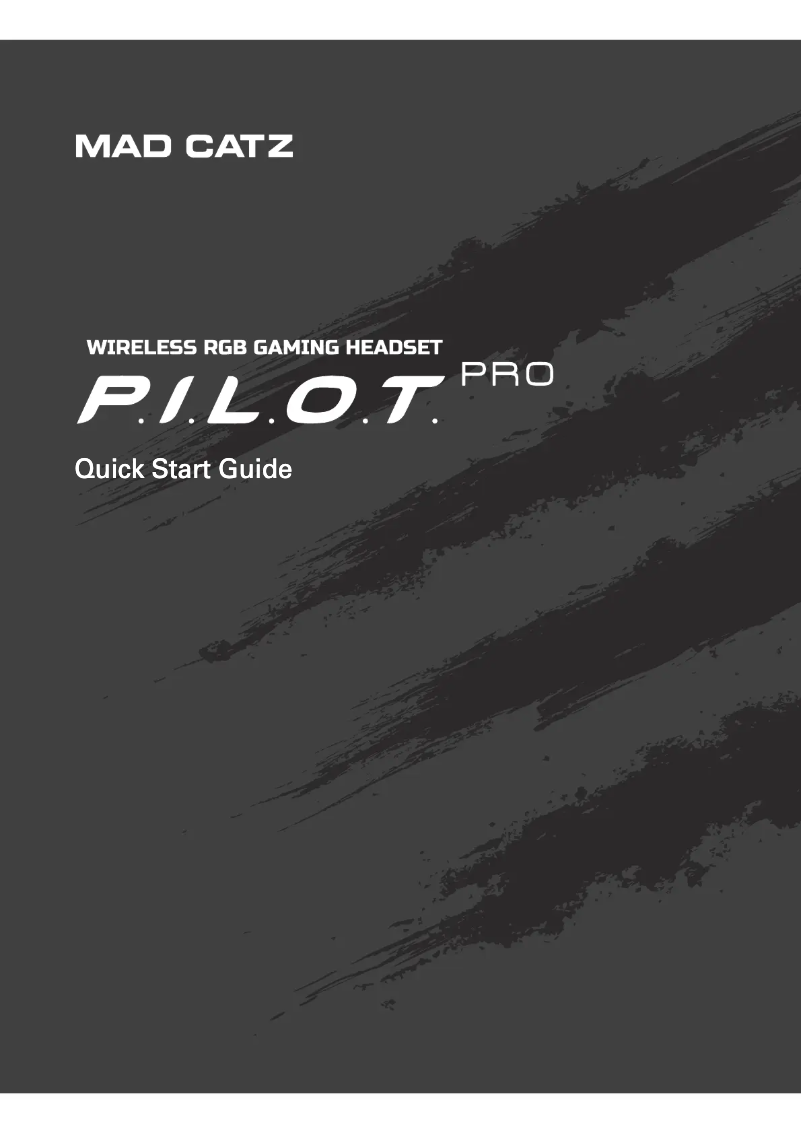 Page n°1 - Manuel utilisateur MadCatz P.I.L.O.T. Pro