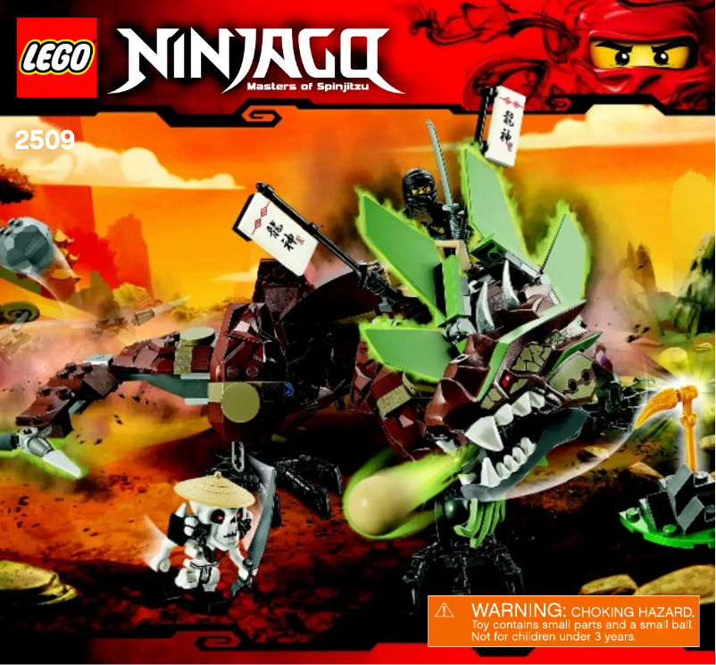 Page n°1 - Manuel utilisateur Lego Ninjago 2509