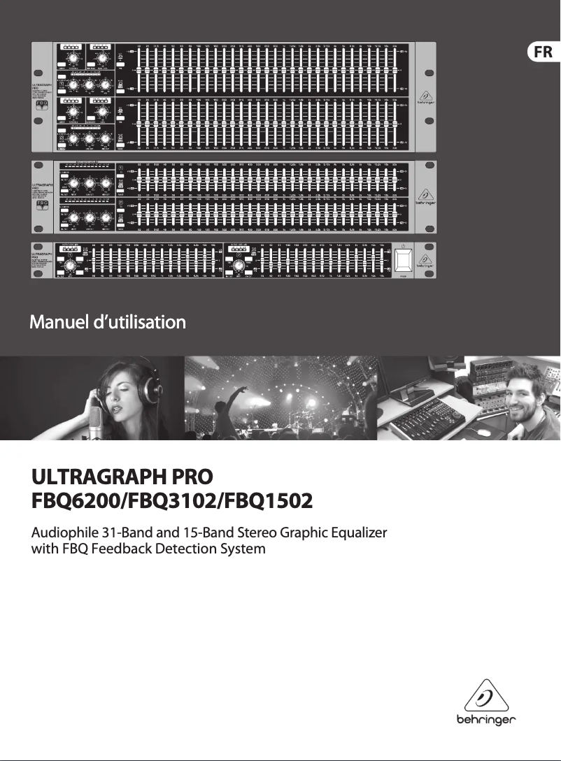 Página 1 del manual Manual de usuario Behringer FBQ1502
