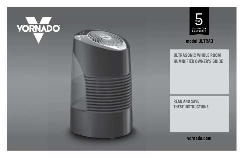 Página 1 del manual Manual de usuario Vornado Ultra3